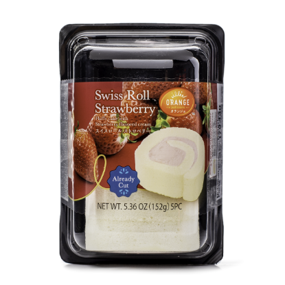 Orange Swiss Roll Strawberry 5.36 oz