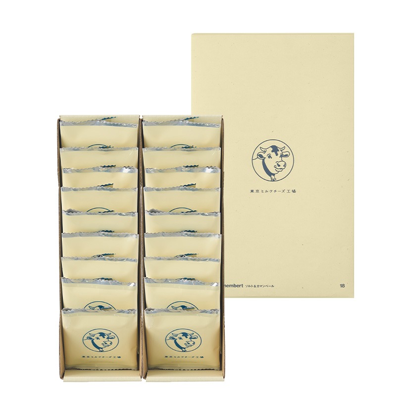 Salt & Camembert Cheese Cookie 18 pcs 1 box
